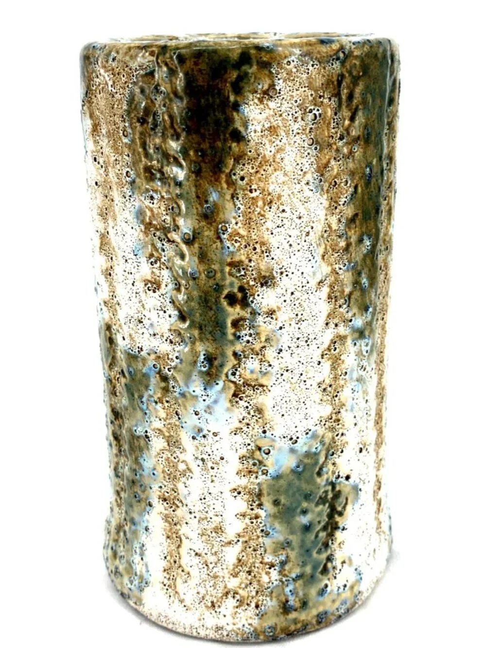 Alienware Studio Art Vase Lava Glaze Neutral Tones 7.75